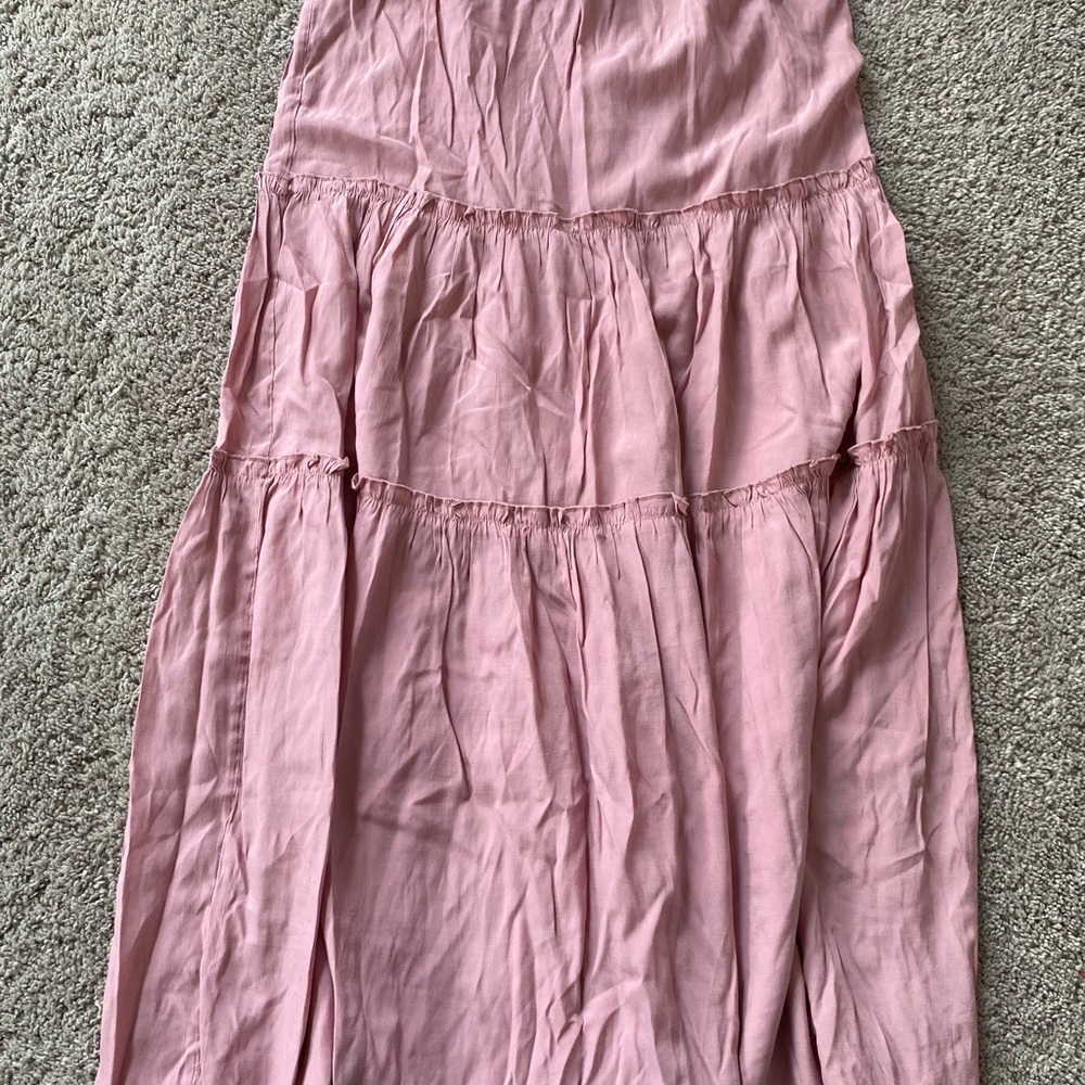 Shein women’s small thin pink midi skirt - Picture 4 of 5